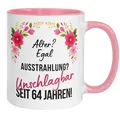64 Geburtstag Frauen Geschenk Tasse | Alter? Egal. Ausstrahlung? Unschlagbar seit 64 Jahren! | Lustige Geschenk Geburtstagstasse Spruch 64. Geburtstag | 64ter Geburtstag - Geburtstagsgeschenk Frau