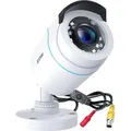 ZOSI 1080P HD Außen Video Überwachungskamera 4-in-1 TVI/CVI/AHD/CVBS 960H CCTV Weiß Kamera mit OSD Menü - Weiß
