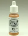 Vallejo 70981 Model Color Orangebraun, Matt, 17 ml