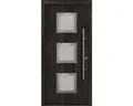 Haustür EcoStar ISOPRO Secur IPS 810S 1100 x 2100 mm Rechts night oak inkl. Besc