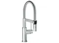 Villeroy & Boch Küchenarmatur Steel Expert Compact, Edelstahl, Metall, 4.2x40x22 cm, herausziehbare Spülbrause, schwenkbarer Auslauf 360°, Küchen, Küchenausstattung, Küchenarmaturen