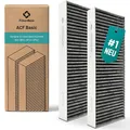 FilterBase® Aktivkohlefilter passend für Bora Basic, BAKFS Filter | Aktivkohlefilterset (2 Stück) für Ihr BIU BHU oder BFIU Kochfeld mit Umluft