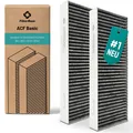 Aktivkohlefilter Set: 2x Aktivkohle Filter für Bora Basic | BAKF BIU BAKFS