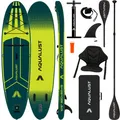 AQUALUST 10.6 iSUP Board Stand Up Paddle Surfboard aufblasbar Komplettset 320cm - Inhalt: Boardset+Kajakpaddel+Sitz