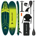 AQUALUST 10.6 iSUP Board Stand Up Paddle Surfboard aufblasbar Paddel Sitz 320cm