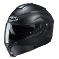 HJC C91N Semi Motorrad Klapphelm mit Sonnenblende E2206 Gr. L - Schwarz Matt