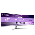 Philips Evnia 49M2C8900AM - 49 Zoll DQHD OLED Curved Gaming Monitor, 240 Hertz, 0,03ms GtG, HDR400, Ambiglow (5120x1440, HDMI 2.1, DisplayPort 1.4, USB-C, USB Hub) Weiss