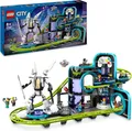 LEGO City Achterbahn mit Roboter-Mech, Spielzeug-Vergnügungspark, Spielset