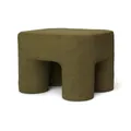 ferm Living Podo Hocker Sitzhocker Dekohocker Sitz-Hocker Baumwolle Pappe khaki
