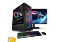 PC Set Gaming mit 23.8 Zoll TFT Lightning V AMD Ryzen 5 5500, 32GB DDR4, NVIDIA RTX 3050 8 GB, 2TB SSD, WLAN, Windows 11