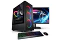 Kiebel Lightning V Gaming-PC-Komplettsystem (24", AMD Ryzen 5 AMD Ryzen 5 5500, RTX 3050, 32 GB RAM, 2000 GB SSD, ARGB-Beleuchtung, WLAN)