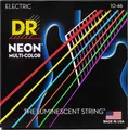DR Strings Hi-Def Neon Multi-Color Electric NMCE-10 Medium 10-46 Saiten Gitarre