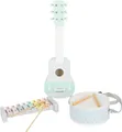 Musik-Set Pastell, Xylophon, Gitarre, Trommel, 3 Instrumente im Set,  für Kinder
