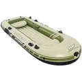 Bestway Schlauchboot, Beige, Grün, Kunststoff, Metall, Sport, oval, 145x49x350 cm, Freizeit, Pools und Wasserspaß, Schlauchboote & Kajaks