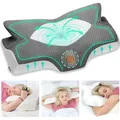 Orthopädisches Kissen Memory Foam Seitenschläferkissen Kopfkissen Nacken Schu...