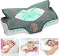 Elviros Memory Foam Nackenstützkissen 64x12,5 10,5x