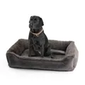 Wallace & Jones | Hundebett Mayfair - Onyx-Quarz, für kleine & mittelgroße Hunde | L | 91 x 61 x 23 cm