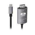A77C USB C zu HDMI Kabel 4K 1,8m ,Type C HDMI Adapter für Smartphone Laptop Tablet, Plug & Play, Spiegel- & Erweiterungsmodus, HDTV