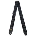 Black Checkers Jacquard Strap