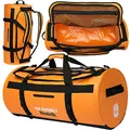 The friendly Dutch® groß 90L Duffel Bag - wasserdichte Sporttasche Duffel Bag für Herren. Sie können diesen Seesack als Reisetasche oder Rucksack nutzen.