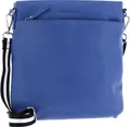 bruno banani Leder Umhängetasche Crossbody Bag Blue blau