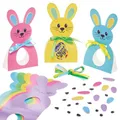 Baker Ross FN394 Bunny Easter Egg Holder - 10er-Pack, Zubehör für die Ostereiersuche, Halter für Osterschokolade