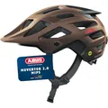 ABUS MTB-Helm Moventor 2.0 MIPS - Fahrradhelm mit Aufprallschutz für den Geländeeinsatz auf dem Mountainbike - All-Mountain-Helm für Damen und Herren - Kupfer Matt, M