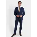 SteffenKlein Anzug REGULAR FIT (2-tlg) aus elastischem Stoff blau|grau 50