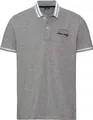 Livergy Herren Poloshirt Slim Fit klassischer Look Pikee-Qualität Grau L