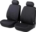 Walser Autositzbezug DotSpot Premium Vordersitze grau schwarz  Autositzbezug