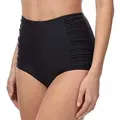 Badekönig Highwaist-Bikini-Hose Schwarz 48