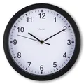 HAMA Wanduhr "Elba", Ø 25 cm, ohne Ticken, Schwarz (00185865) #1906936