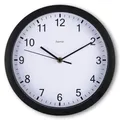 Uhr "Elbe", Ø 25 cm, tickfrei, schwarz