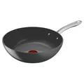 Tefal Renew+ C42419, Rund, Wok-/Bratpfanne, Grau, Keramik, Aluminium, 3,67 l