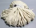 BOBBINY Flechtkordel 9mm 100m Kaschmirbeige 1200g aus Baumwolle & Polyesterkern