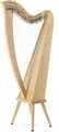 Schöne Celtic Harp mit Füßen, 22 Saiten und Premium-Halbtonmechanik inkl. Tasche
