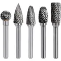 Wolframcarbid Fräser Set 5 Stück 10mm Schneidschleifer Gravieren Polieren