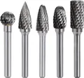 Wolframcarbid fräser ? 5 Stück Raspel Set 10mm Hartmetall Rotary Frässet Fr