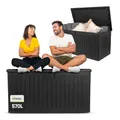 Grindi - Gartenbox 570 L - Auflagenbox wasserdicht Treelin I - Aufbewahrungsbox mit Deckel Garten - Kissenbox Outdoor wasserdicht - Geräteschuppen - Balkonmöbel - Gartenmöbel - Garten Zubehör