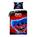 Poppy Playtime Einzelbettbezug Set 100%Baumwolle Wende Eu Größe Gaming Fans