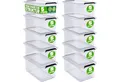 Deuba Aufbewahrungsbox, 5L Deckel Kunststoff Organizer Ordnungsboxen BPA frei stapelbar Küche