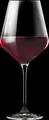 KROSNO Avant-Garde Rotweingläser 6er Set 550 ml – elegante Weingläser, klares Glas, modernes Design, spülmaschinengeeignet