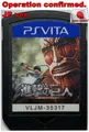 PS VITA Cartridge SONY Attack on Titan Japanese Games Shingeki no Kyojin J