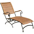 GARDEN PLEASURE Deckchair "Wien", Stahl - braun