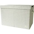 3 Sprouts Recycled Folding Toy Chest - Gingham Beige (IFCGBG)