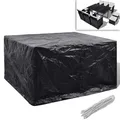 vidaXL Gartenmöbel-Abdeckung 8 Ösen 172x113x73 cm NEU