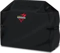 Premium Grillabdeckung, 600D Oxford, verstellbarer Klettverschluss, UV-Schutz, schwarz, 147 x 61 x 122 cm