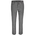 Pierre Cardin 5-Pocket-Jeans PIERRE CARDIN LYON grey blue checkered chino 33747 4803.85 - VOYAGE grau W35 / L30