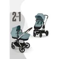 Cybex EOS Lux Kinderwagen (2-in-1 Kinderwagen), Cybex Kinderwagen Gestell: Taupe, Farbe: Seashell Beige