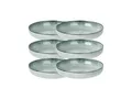 Broste Copenhagen Geschirr-Set NORDIC SEA Schale 22,5 cm Set6, Steinzeug
